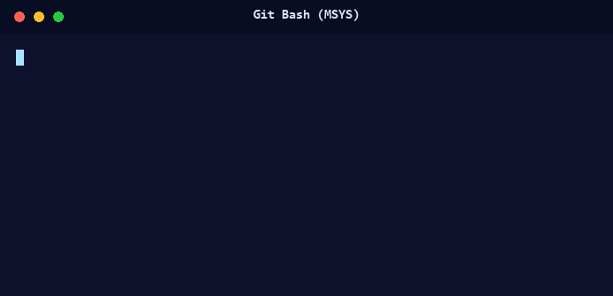 实测录屏：git --version 启动速度对比，Git Bash 45–103 毫秒，niu-git 约 14 毫秒